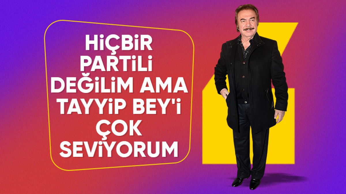 Orhan Gencebay’dan Cumhurbaşkanı Erdoğan’a övgü: Mazlumun ve mağdurun yanında