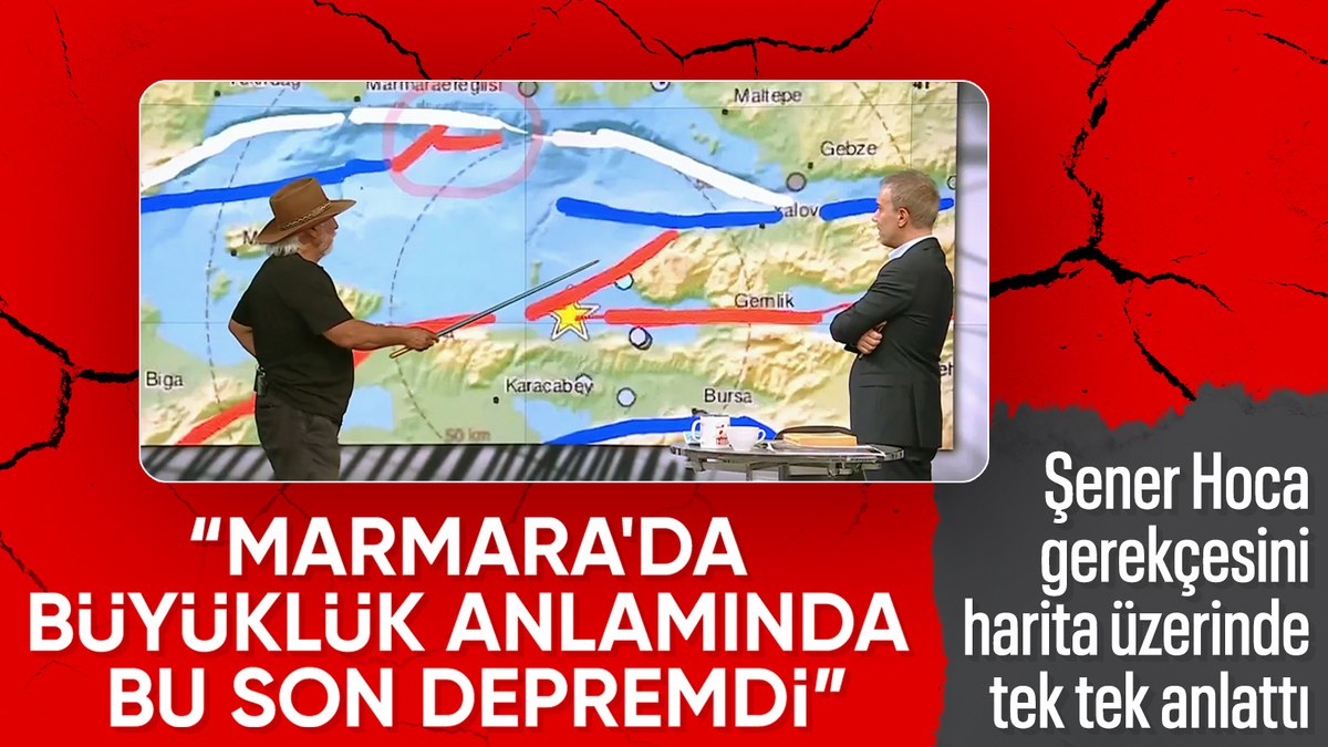 Şener Üşümezsoy’dan son açıklama: Marmara’da büyük zelzeleler bitti