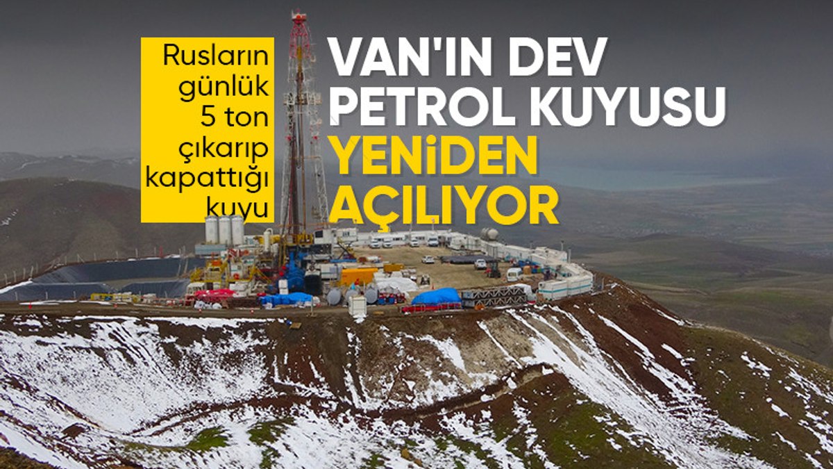 Van’da petrol aranıyor: 200 tonluk dev sondaj kulesi kuruldu